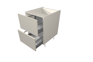 2 Pot Drawer Base Unit (Blum Tandem Soft Close)